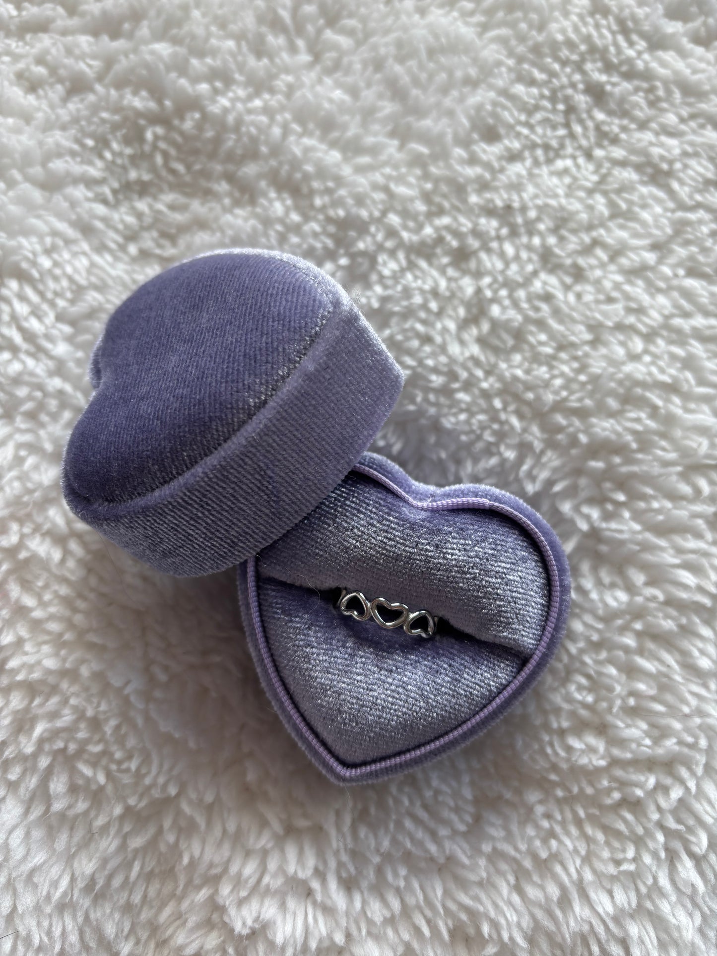 Small heart ring gold/silver