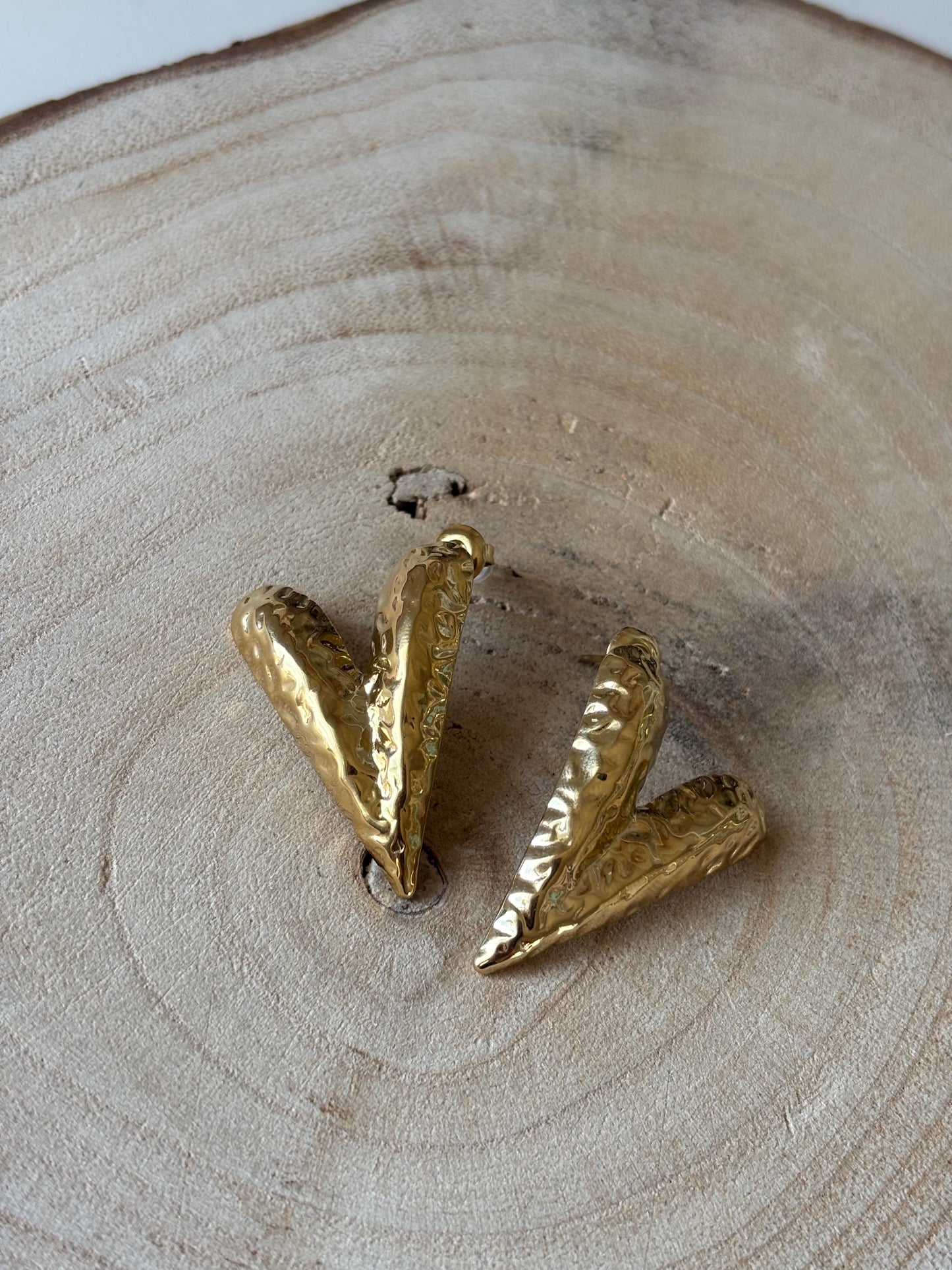 Big heart earrings