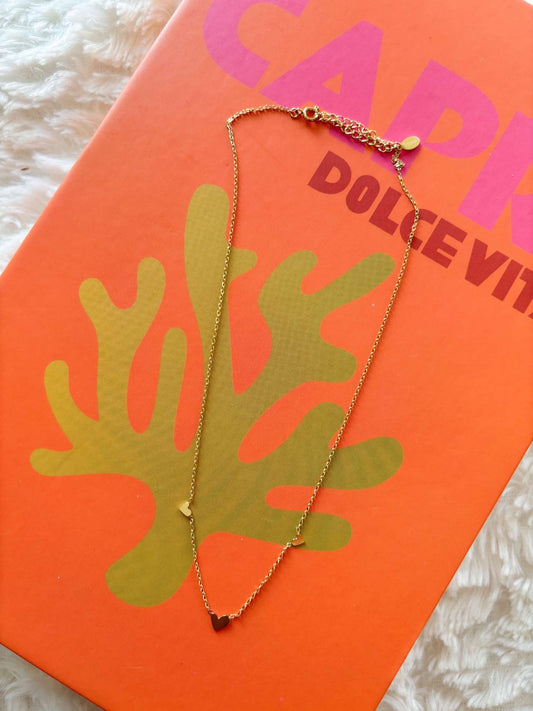 Fijne ketting hartjes