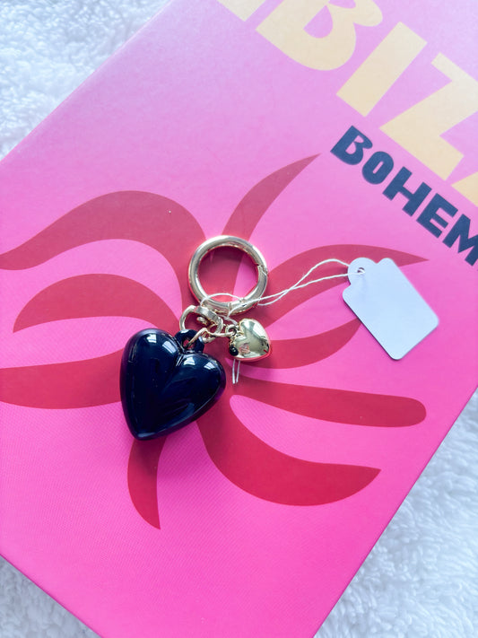 Sleutelhanger Black Heart