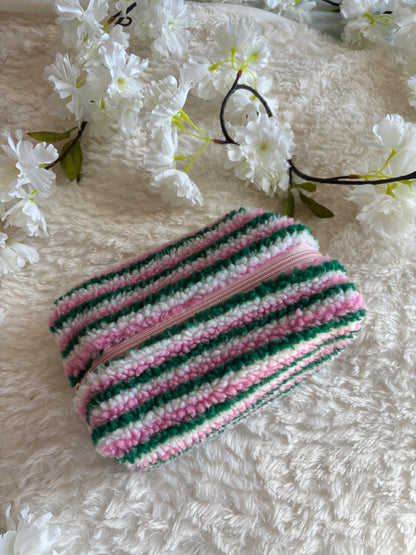 Toilettas green/pink