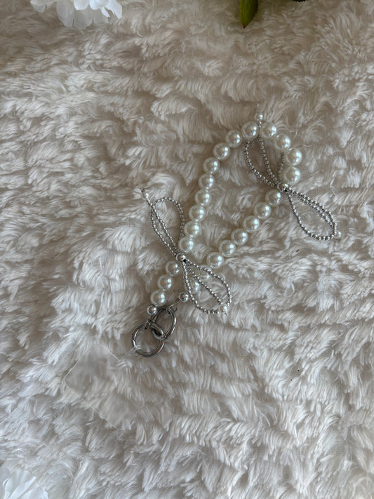 Telefoonkoord silver bows