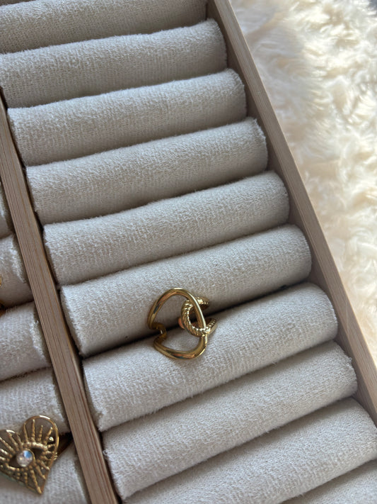 Swirl ring gold